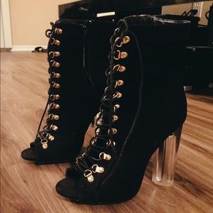 Lace up heels as seen on Instagram